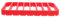 Alipis Support de Rôtissage Silicone Rouge Plat Antiadhésif Multifonction pour Cuisine pour Autocuiseur Four
