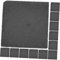 HOLIDYOYO 12 pièces sous Verres Ardoise Naturelle Ensemble de Protection Isolante pour Tasses et Verres Élégants et pour Décoration de Table