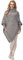 Merry Style Damen Poncho M83N4 (Melange/Beige, One Size)