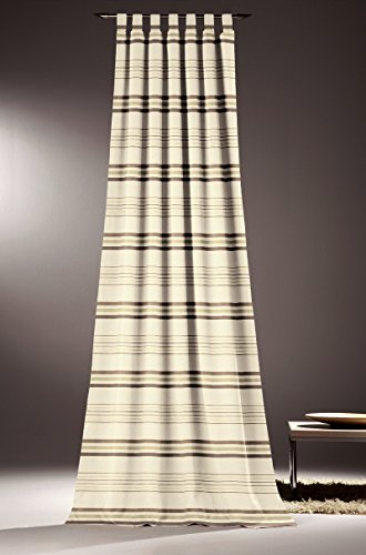 Horn textiles Sky 1/50 Schlaufenschal mit 7 Schlaufen und Universalband Natur/braun(Breite: 135 cm, Höhe: 245 cm)