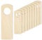 Creative Deco 10 x Türschild Holz | Türhänger Blanko in Größe von 15 cm x 5 cm | Holzschilder zum beschriften | Wendeschild | Perfekt als Deko Schild und für Decoupage, Bemalen & Brandmalerei
