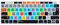 MMDW Shortcuts Hotkey-Tastatur-Abdeckung kompatibel mit MacBook Air 2018, 33,8 cm (13,3 Zoll) A1932 mit Retina-Display und Touch-ID, Silikon, weiche Schutzfolie, USA/EU Version Adobe Lightroom