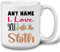GOPERSONALISED Sloth Mug - Personalised Gifts Jumbo 20oz Mug Cup with Name - I Love You a Sloth - Funny Valentines Novelty Couple Gifts for Men and Women