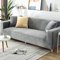 Samt-Sofabezug für 2-, 3-, 4-Sitzer, weicher Plüsch-Sofaschutz, Stretchbezug für Sofa und Armlehnen, wasserabweisend, Möbelschutz, Hellgrau, 3-Sitzer, 190-220 cm
