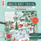 Adventskalender Malen nach Zahlen Winterwunderland: Leinwandboard mit Winterlandschafts-Ausmalmotiv sowie 24 Acrylfarben für jeden Tag und Naturhaarpinsel