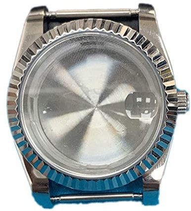 XOUVY Uhrenbox 36MM Gehäuse Mineralglas Spiegelgehäuse Abdeckung für 8215/2813/8205/8200 mechanisches Uhrengehäuse Zubehör