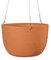 Generisch NEU !! Schöne Schlichte Hängeampel ø 24 cm aus rötlichen Terracotta Terrakotta Garten Pflanzgefäß Blumentopf