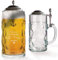 GRAVURMACHER® Bierkrug mit Gravur und Zinndeckel - Bierseidel Isar 0,5l mit Zinndeckel - Bierkrug als Vatertagsgeschenks - Geburtstagsgeschenk für Mann (Vatertag Motiv 08)