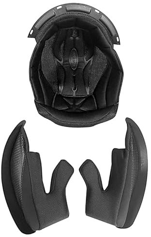 Westt Motorrad Helmpolster Helmunterlage Helm Pads für Modell Cross X Motorradhelm Klapphelm Integralhelm S/M/L/XL