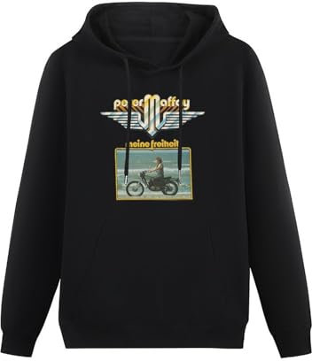 CoByda Peter Maffay Meine Freiheit Roll Men's Black Hooded Unisex Sweatshirt 3XL
