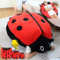 Big Bug Pillow Marienkäfer, Riesiges tragbares Marienkäferkissen, lustiges Marienkäfer-Kuscheltierkostüm zum Anziehen (100cm)