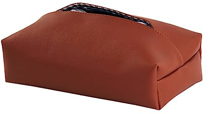 DECHOUS Tissue Set Napkin Container Dispenser Remote Control Holder Cocktail Tissue Container Shapes Display Case Wooden Face Tissue Tagine Leather Nordic Car Load