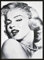 HUBDECO Bild Wanddekoration Poster - Hochwertiges Poster gedruckt auf 200g/m2 Posterpapier - Tolle Zimmerdekoration - Schlafzimmer Bilder - Ohne Ramen - 70x50cm - Marilyn Monroe 1