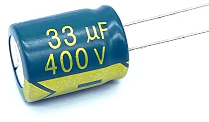 10 Stück 33 UF Hochfrequenz-Niedrigimpedanz 400 V 33 UF Aluminium-Elektrolytkondensator Größe 13 * 17 400 V 33 UF