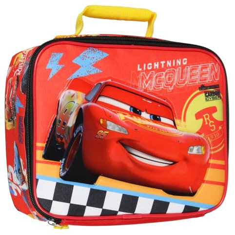 Disney Cars Lightning McQueen - Lonchera térmica para niños