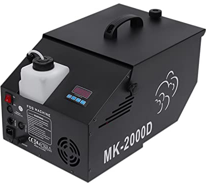 Nebelmaschine, 1200W Rauchmaschine DMX512 Bodennebelmaschine Fogger Bühnenlicht Rauch vertikal Fernbedienung für Bühnenaufführungen, Hochzeiten, Bars, Laufstege, Tanzstudios