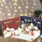 GESDYO 1 Stück Weihnachten 3D Grußkarte mit Umschlag Chrismas Geschenkkarte Weihnachten 3D Grußkarten，Für Weihnachtsgrüße an Freunde, Familie, Kumpel，Kunden, Partner 3D Weihnachtskarte