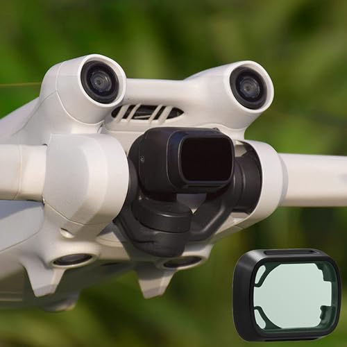 SQAQS Filter per Droni, Filtri per Fotocamera, Vetro Ottico Hd Multi Rivestito, Telaio Ultra Leggero, Filtro Compatibili con Mini 3 Pro, Resistente Ai Graffi e Non è Facile Sbiadire(UV)