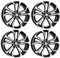 4x Dezent Felgen Alufelgen TA dark 7.5Jx17 ET38 5x114,3 kompatibel mit Citroen C4 C-Crosser