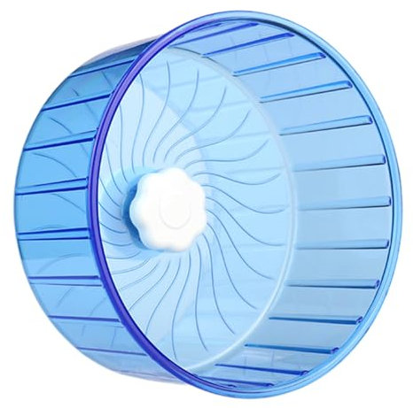 Silent Hamster Wheel - Adjustable Stand With Exercise Wheel | Quiet Spinner Running Wheel for Hamsters, Gerbils, Mice - Large Size