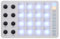 USB-MIDI-Tastatur-Controller, MIDI-Controller-Pad-Beat-Maker-Maschine, Dynamische Tastatur mit 16 RGB-Hintergrundbeleuchtungspads, 8 Zuweisbaren Knöpfen, Notenwiederholungstaste
