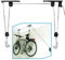 URBNLIVING Bike Ceiling Mount Max 45Kg Bicycle Hoisting System Hanging Pulley Space Saving Garage Storage Lift Overhead Cycle Stand Rack Heavy Duty Ladder Hanger with Adjustable Rope