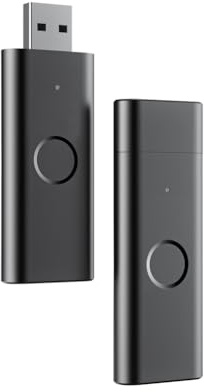 GARDINIA WiFi Bridge WB-1 für Rollos, Automatisches Öffnen und Schließen von Rollos, Steuerung per Smart Life App oder Tuya Smart, Schwarz