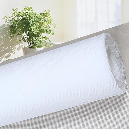 Zanzariera in rete di alta qualità, 2 x 4,5 m, per mosche, zanzare, tarme e insetti, kit fai da te in rete bianca.