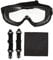SEWOART Schutzbrille Attraktives Aussehen Snowboardbrille Fahrradbrille Antibeschlagbrille Outdoor Reitbrille Schutzbrille Klare Fahrradbrille Schwarz Stk