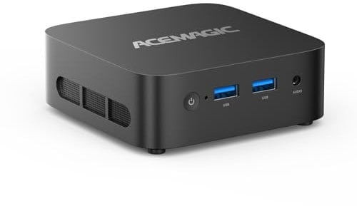 ACEMAGICIAN V1 Mini PC, Ι𝐧𝐭𝐞𝐥 Twin Lake-N N150 (hasta 3,6 GHz), 16GB DDR4 1024GB M.2 2280 SSD, Mini Ordenador De Sobremesa Gigabit Ethernet,4K UHD,para Negocios Oficina en Casa