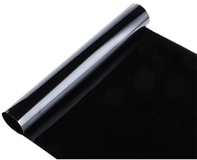 tönungsfolie Auto 1 Rolle Autofenster-Tönungsfolie 50 cm X 3 M Sonnenschutzfolie 1/5/15/25/35/50 Prozent Schwarze Autofensterfolien Tönungsfolie scheibentönungsfolie(50 Percent)