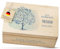 Amari® Personalisierte Holzkiste (Baum des Lebens) | Erinnerungsbox aus Holz zur Taufe, Kommunion, Konfirmation, Firmung, Ostern | Geschenk für Mädchen & Jungen