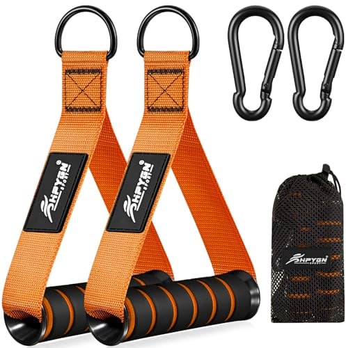HPYGN Griffe für Widerstandsbänder, Kabelzug Griffe für Fitnessbänder, Krafttraining Und Cardio-Training Fitnessgeräte, Fitness Resistance Bands Zubehör Ersatz Training am Seilzug Kabelzug Griffe