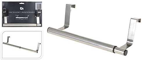 PERCHA PUERTA EXT. INOX. 40CM. BLT.