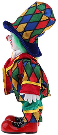 Baoblaze 18 cm Halloween Clown Puppen Clownmann Minipuppe Dekofigur, Geschenke und Erwachsene, # 5