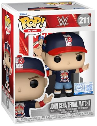 Funko POP! WWE: John Cena - Final Match - Vinyl-Sammelfigur - Geschenkidee - Offizielle Handelswaren - Spielzeug Für Kinder und Erwachsene - Sports Fans - Modellfigur Für Sammler
