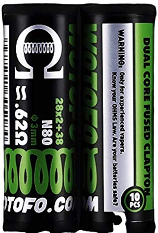 Wotofo Dual Core Fused Clapton N80 3mm - 0.62ohm
