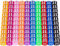 Würfel Bunt Set,100 Stück Bunte Würfel,12mm,Spielwürfel aus Acryl für Würfelspiele Tischspiele