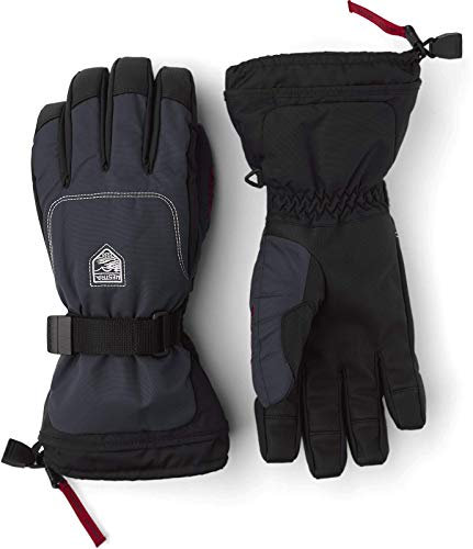 HESTRA Unisex Gauntlet Senior 5 Finger Handschuhe Schwarz 6