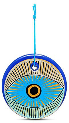 MYSTIC JEWELS Wanddekoration für Zuhause, Gold-Auge von Sonne und Mond (Modell 2)