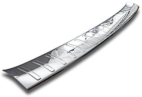 Ladekantenschutz Edelstahl CHROM kompatibel für MITSUBISHI OUTLANDER III FACELIFT | ab 2015 | premium Qualität von RECAMBO