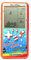 Retro-Block-Spielekonsole Brick-Spielekonsole mit Farbschale und großem Bildschirm, angetrieben von Build 23-Spielen und mit einem kleinen Körper (Orange)