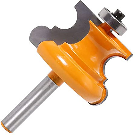 SYJY-SHOP Flute And Bead Router Bit, 8mm Shank Bead Molding Router Bit Flute & Beading Line Woodworking Edge Moulding Arden Router Bit