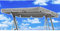 Hollywoodschaukel Ersatzdach 210x145, Hollywoodschaukel Dach Universalgröße, Hollywoodschaukel Dachbezug Universal, Sonnendach für Hollywoodschauke mit 2 Tunnelschlaufen 100% Polyester (Grau)