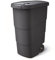 Prosperplast Poubelle de jardin Wheeler avec arbre métallique WHEELER 90L., dimensions (mm) 583x394x783, couleur anthracite