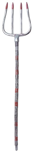 Smiffys Ausziehbare blutige Mistgabel, 5 Stück, 153 cm x 25 cm