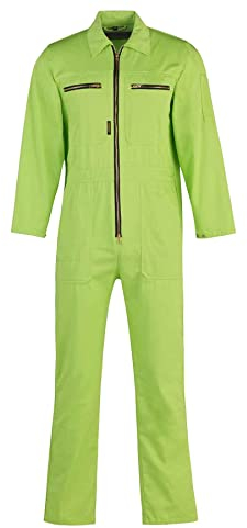 STØRVIK Rallye-Kombination Baumwolle Arbeitsoverall Rallyekombi - Grün - Größe 50