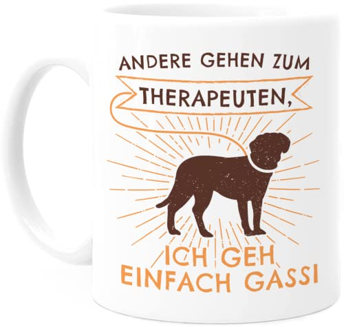 Tassenliebling® Tasse Hunde personalisiert mit verschiedenen Sprüche und Namen für Hundemama oder Hundepapa - Französische Bulldogge - Chihuahua - Labrador - Australian Shepherd - Schäferhund
