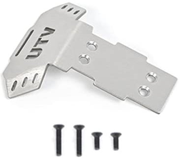 Palumma RC Chassis-Rüstungs-Set für Losi, Edelstahl-Chassis-Rüstungen, Schutzplatte für Losi 1/10 RZR REY RC Auto-Upgrade-Teil (Silber)