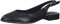 MARCO TOZZI Damen Slingpumps mit Verstellbarem Riemen aus Leder, Schwarz (Schwarz), 36 EU